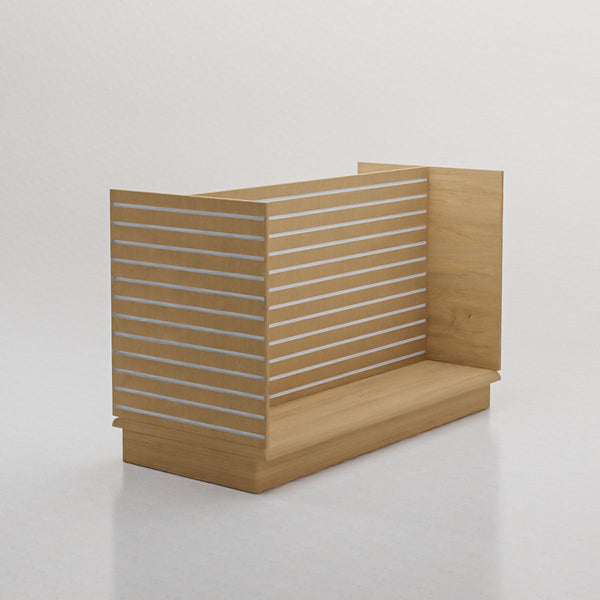 H Unit Slatwall Display Maple