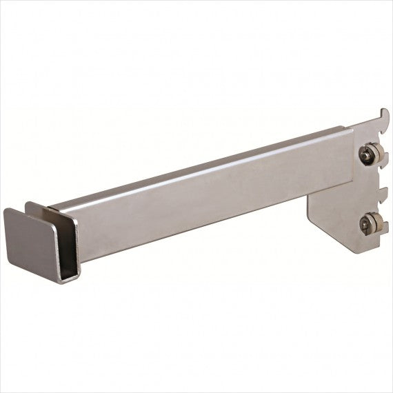 12" Rectangular Hangrail Bracket (Slotted Standards)