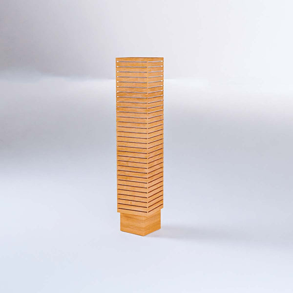 12″ Slatwall Rotating Display Maple