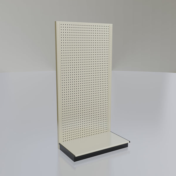 Lozier Gondola Wall Display Starter, platinum 36W 72H 22D