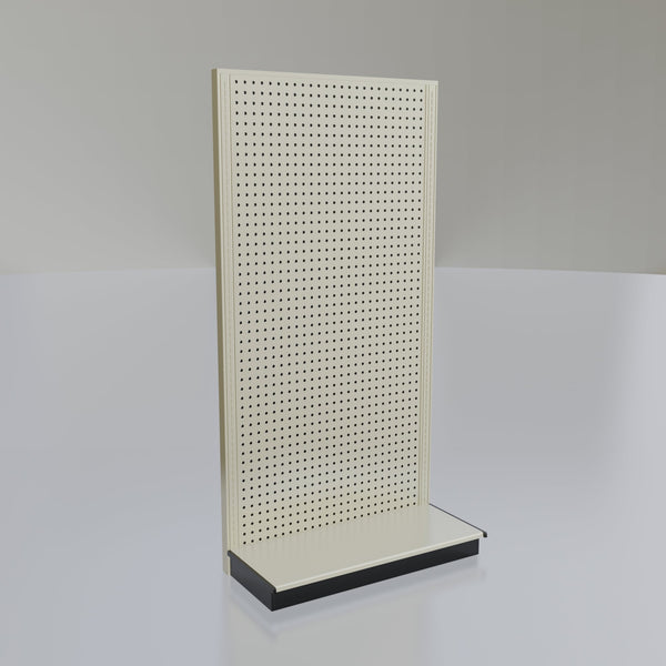 Lozier Gondola Walls Display Starter, platinum 36W 72H 16D