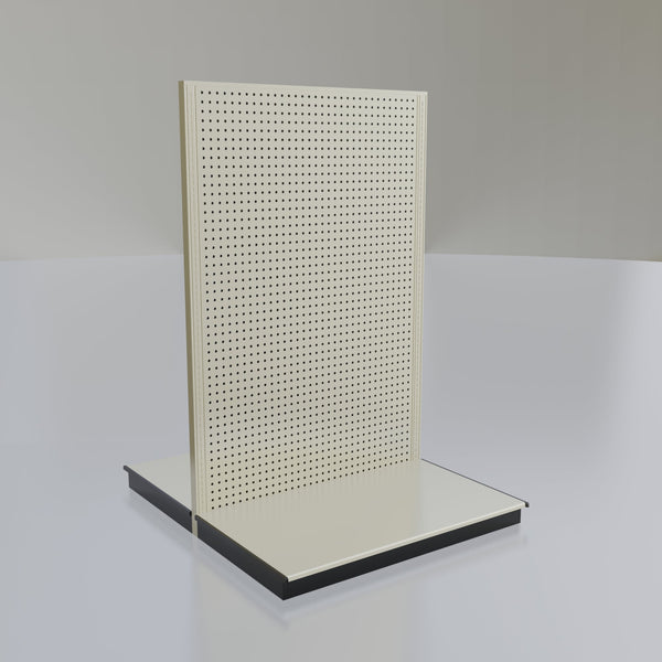 Lozier Shelving Double-Sided Starter, platinum 48W 72H 35D