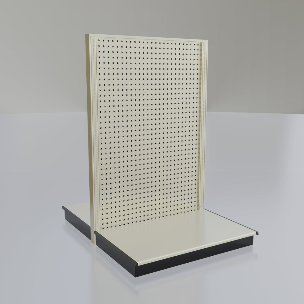 Lozier Gondola Island Display Starter, platinum 36W 54H 25D