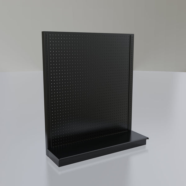 Lozier Gondola Wall Display Starter, Black 48W 54H 13D