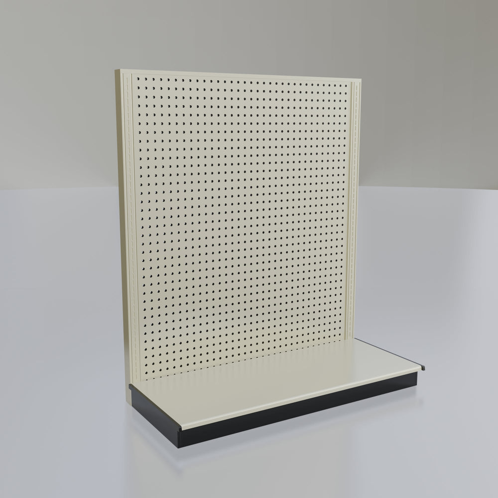 Lozier Shelving Single-Sided Starter Unit, platinum 48W 54H 22D