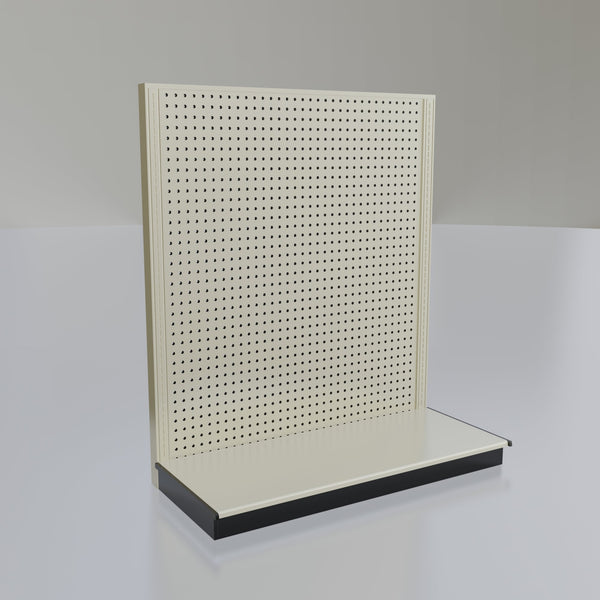 Lozier Shelving Single-Sided Starter Unit, platinum 48W 54H 22D