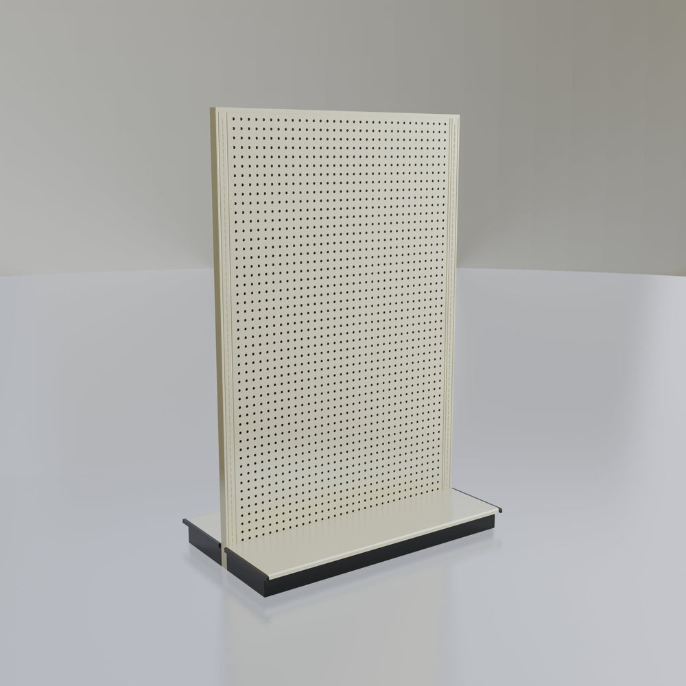 Lozier Gondola Island Display Starter, platinum 48W 72H 13D