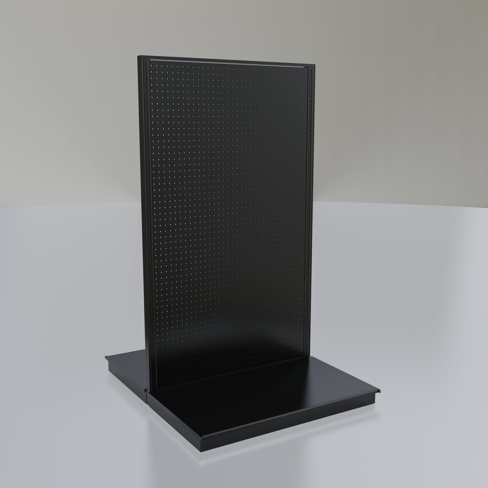 Lozier Shelving Double-Sided Starter Unit, Black 48W 84H 35D