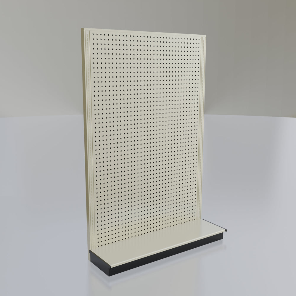 Lozier Gondola Wall Display Starter, platinum 48W 72H 13D