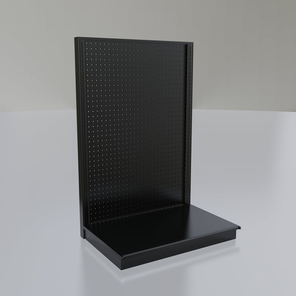 Lozier Gondola Wall Display Starter, Black 36W 54H 25D