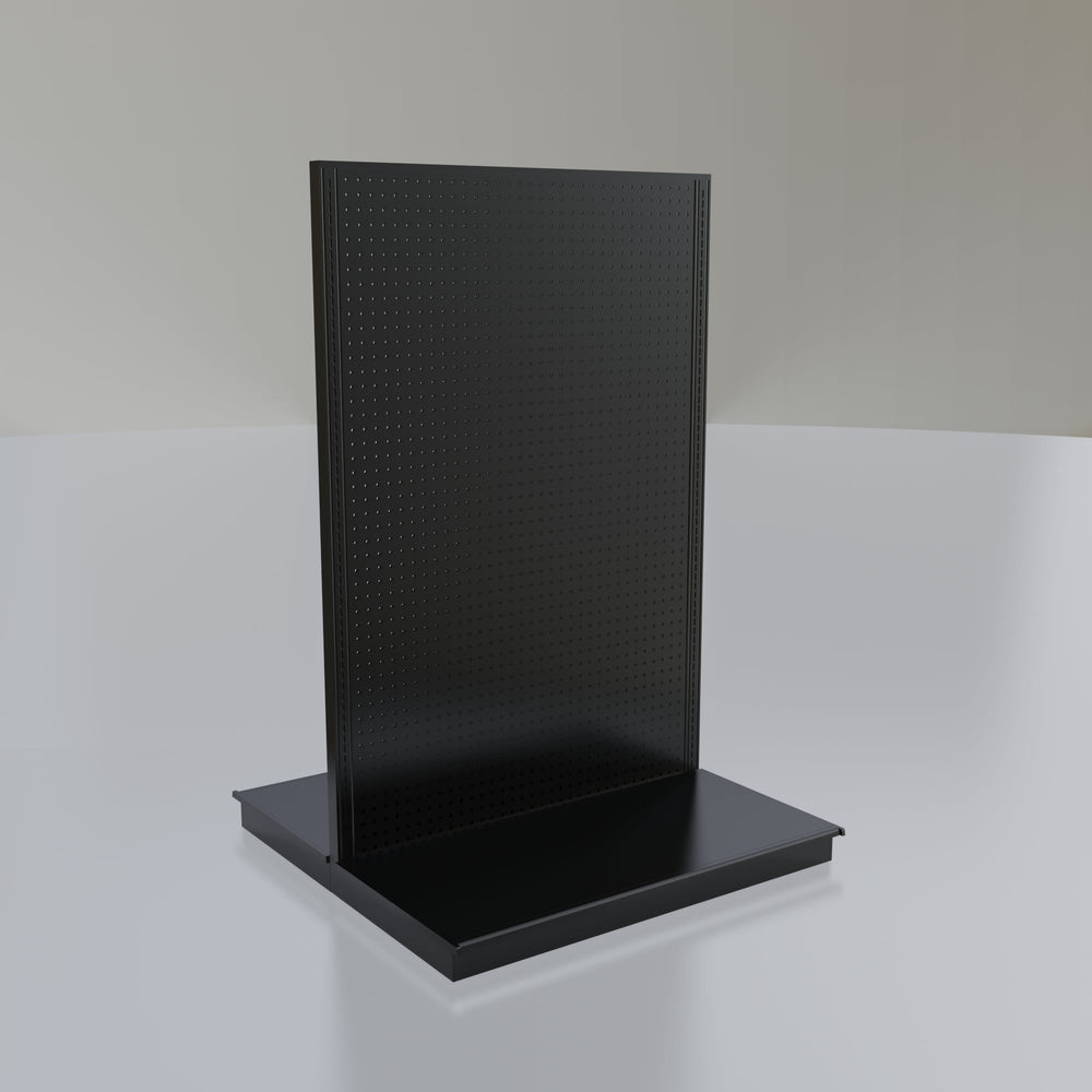 Lozier Gondola Island Display Starter, Black 48W 72H 25D