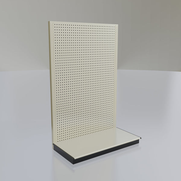 Lozier Gondola Wall Display Starter, platinum 48W 72H 25D