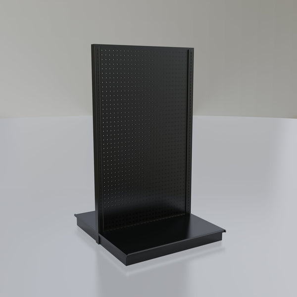 Lozier Gondola Island Display Starter, Black 36W 60H 22D
