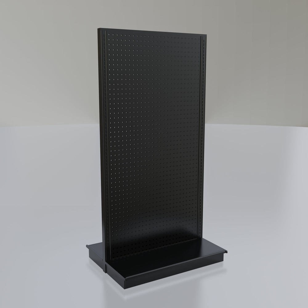 Lozier Gondola Island Display Starter, Black 36W 72H 13D