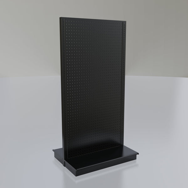 Lozier Gondola Island Display Starter, Black 36W 72H 13D