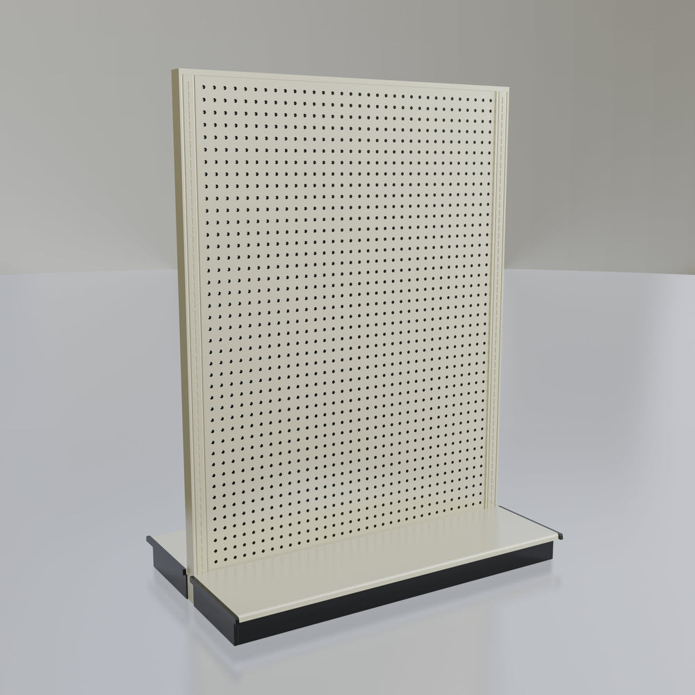Lozier Gondola Island Display Starter, platinum 48W 60H 13D