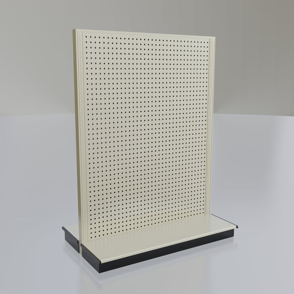 Lozier Gondola Island Display Starter, platinum 48W 60H 13D