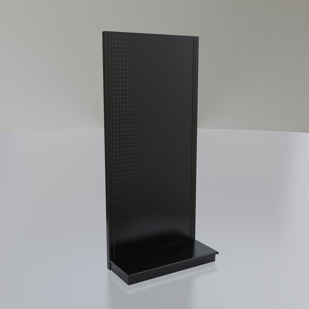 Lozier Gondola Walls Display Starter, Black 36W 84H 16D