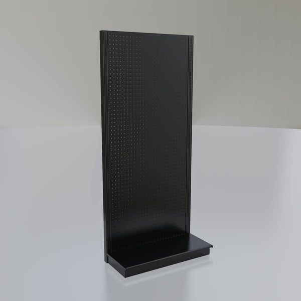 Lozier Gondola Walls Display Starter, Black 36W 84H 16D