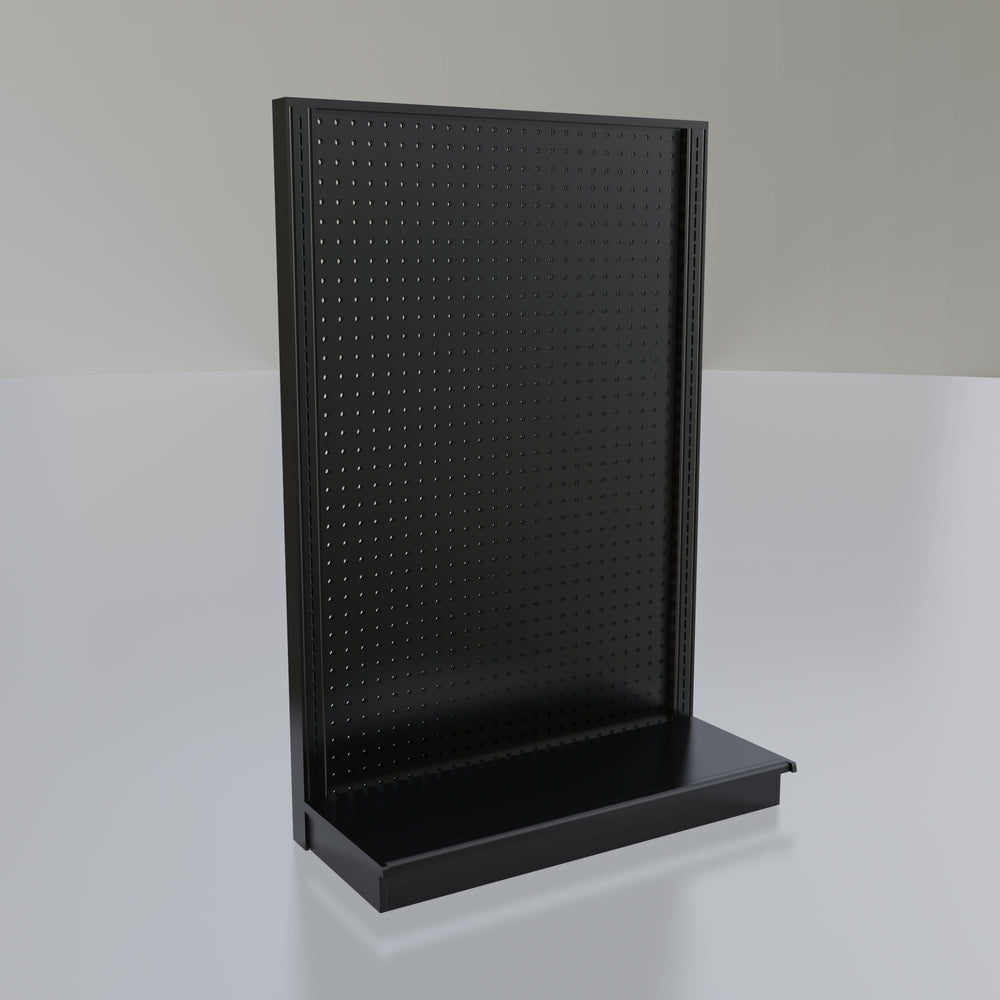 Lozier Gondola Wall Display Starter, Black 36W 54H 13D