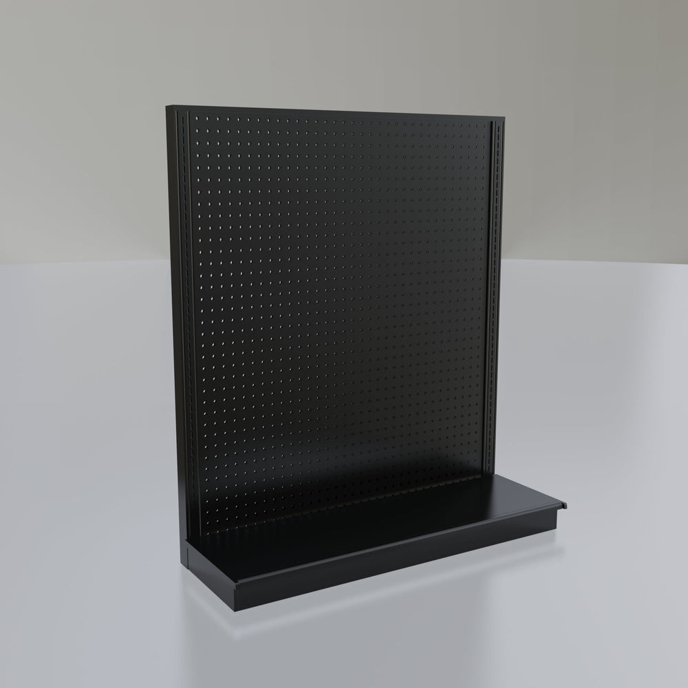 Lozier Shelving Single-Sided Starter Unit, Black 48W 54H 16D
