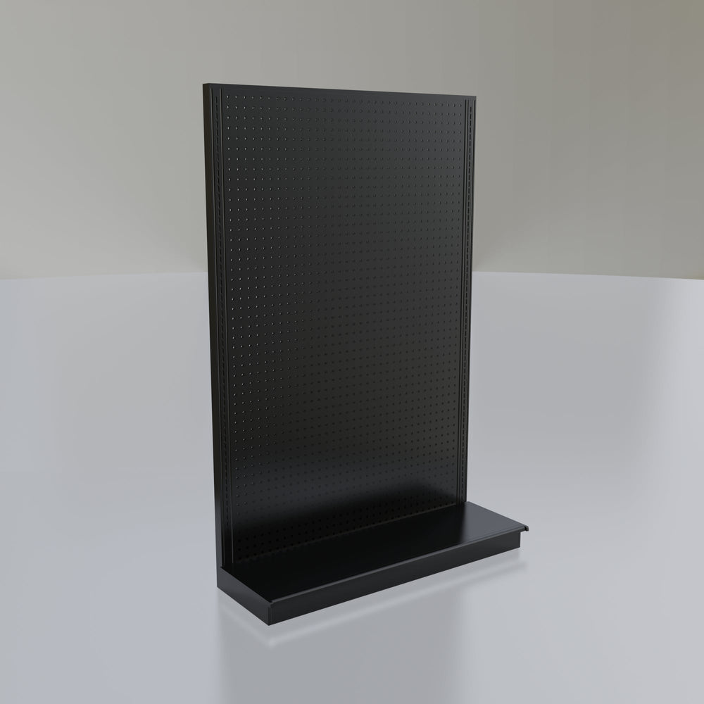 Lozier Shelving Single-Sided Starter, Black 48W 72H 16D