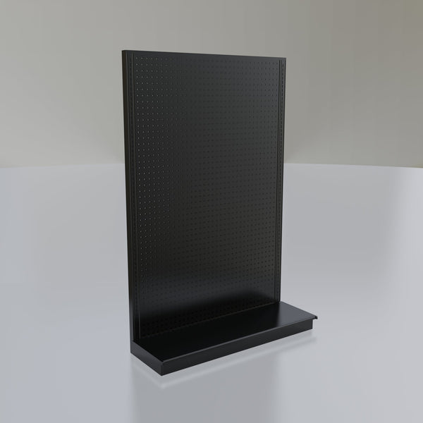 Lozier Shelving Single-Sided Starter, Black 48W 72H 16D
