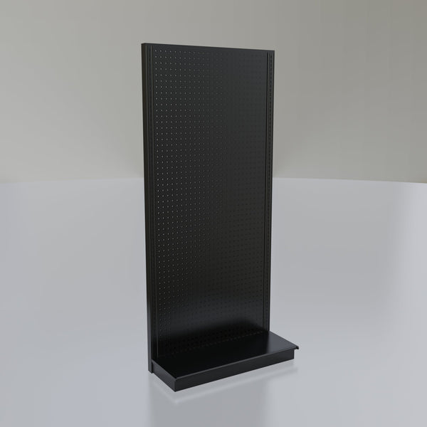 Lozier Gondola Wall Display Starter, Black 36W 84H 13D