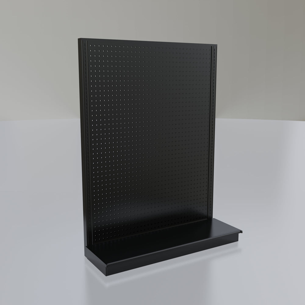 Lozier Gondola Wall Display Starter, Black 48W 60H 16D
