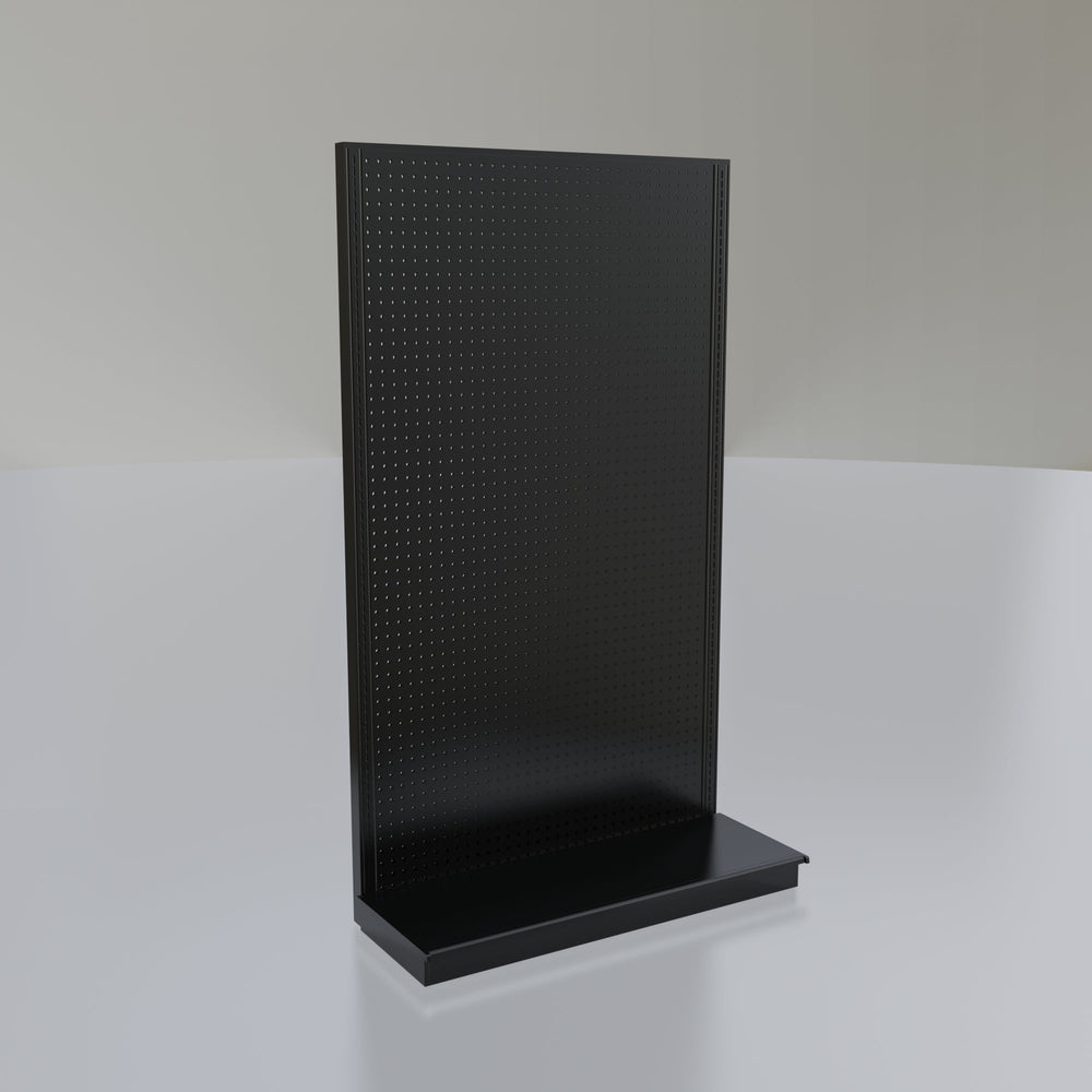 Lozier Gondola Wall Display Starter, Black 48W 84H 19D