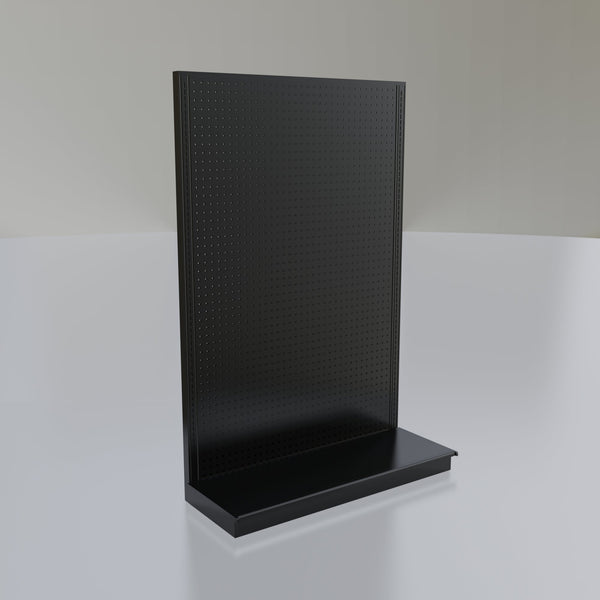 Lozier Shelving Single-Sided Starter, Black 48W 72H 19D