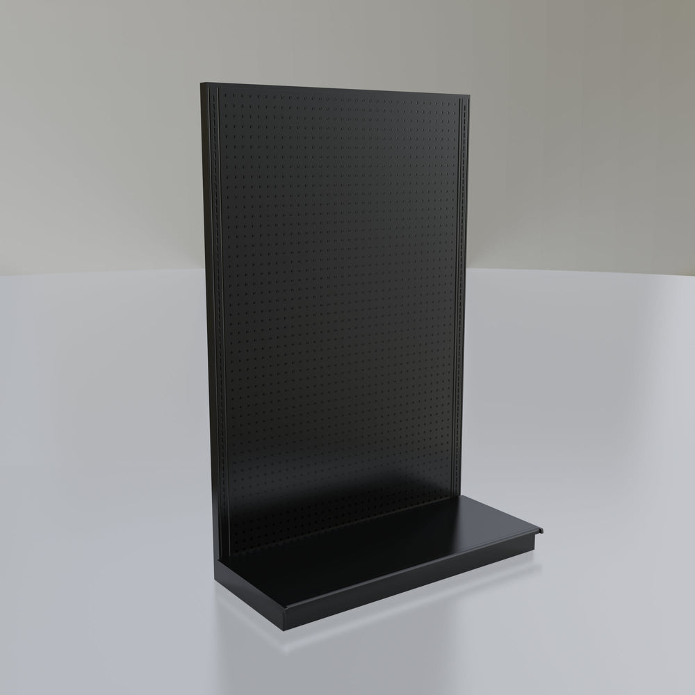 Lozier Shelving Single-Sided Starter, Black 48W 72H 22D