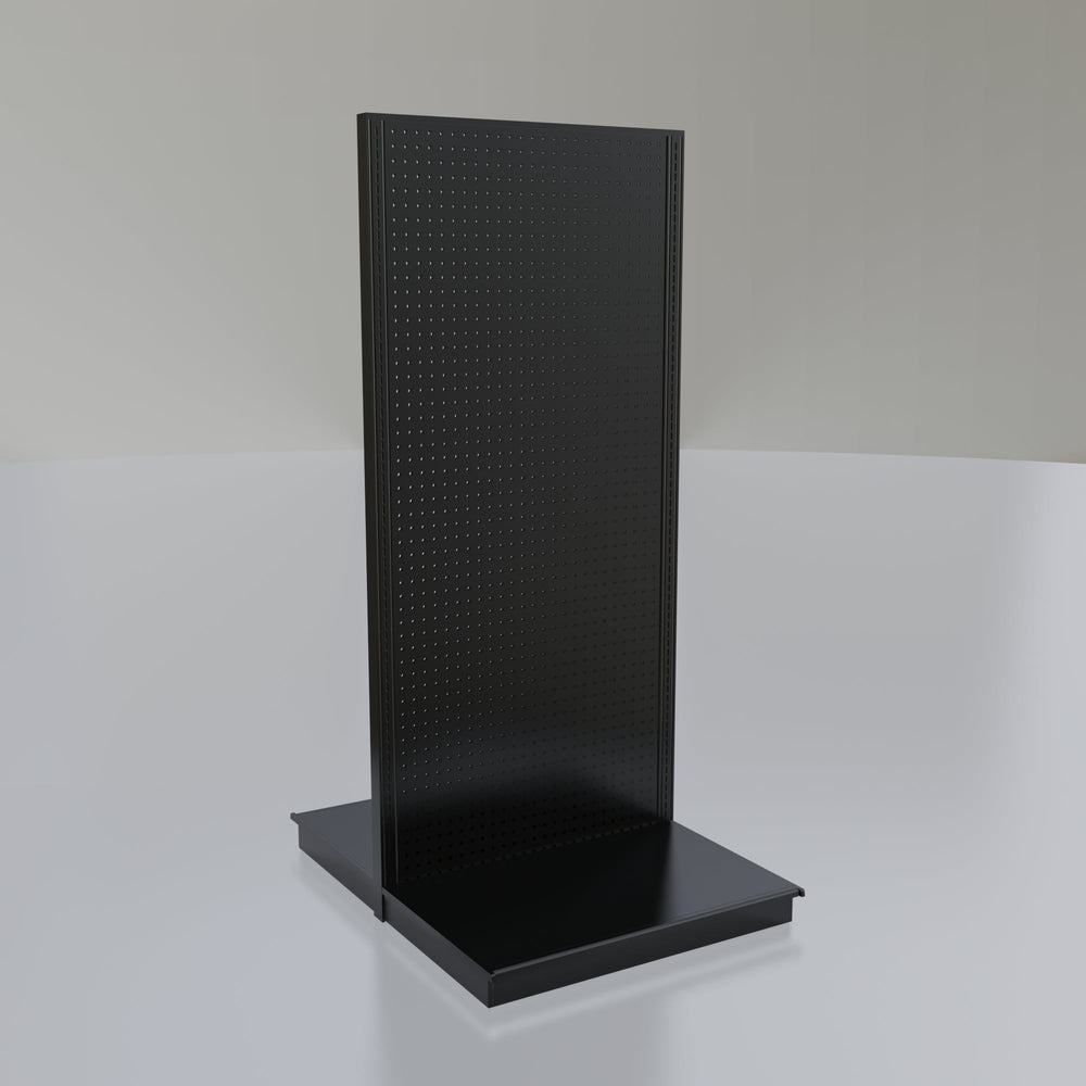 Lozier Gondola Island Display Starter, Black 36W 84H 25D