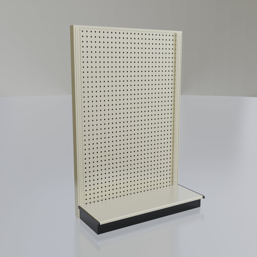 Lozier Gondola Wall Display Starter, platinum 36W 54H 13D