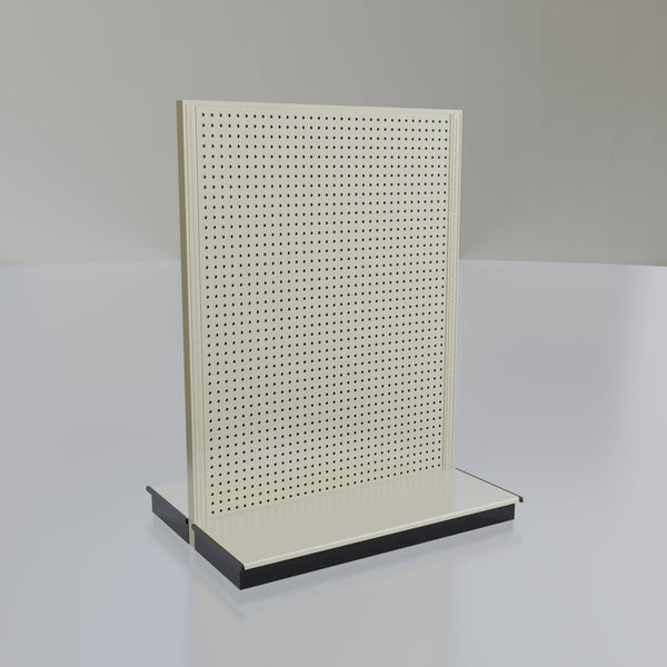 Lozier Gondola Island Display Starter, platinum 48W 60H 19D