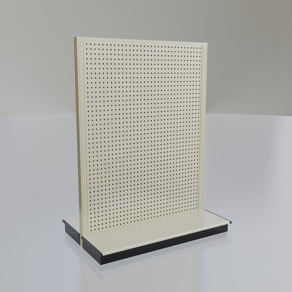 Lozier Gondola Island Display Starter, platinum 48W 60H 16D