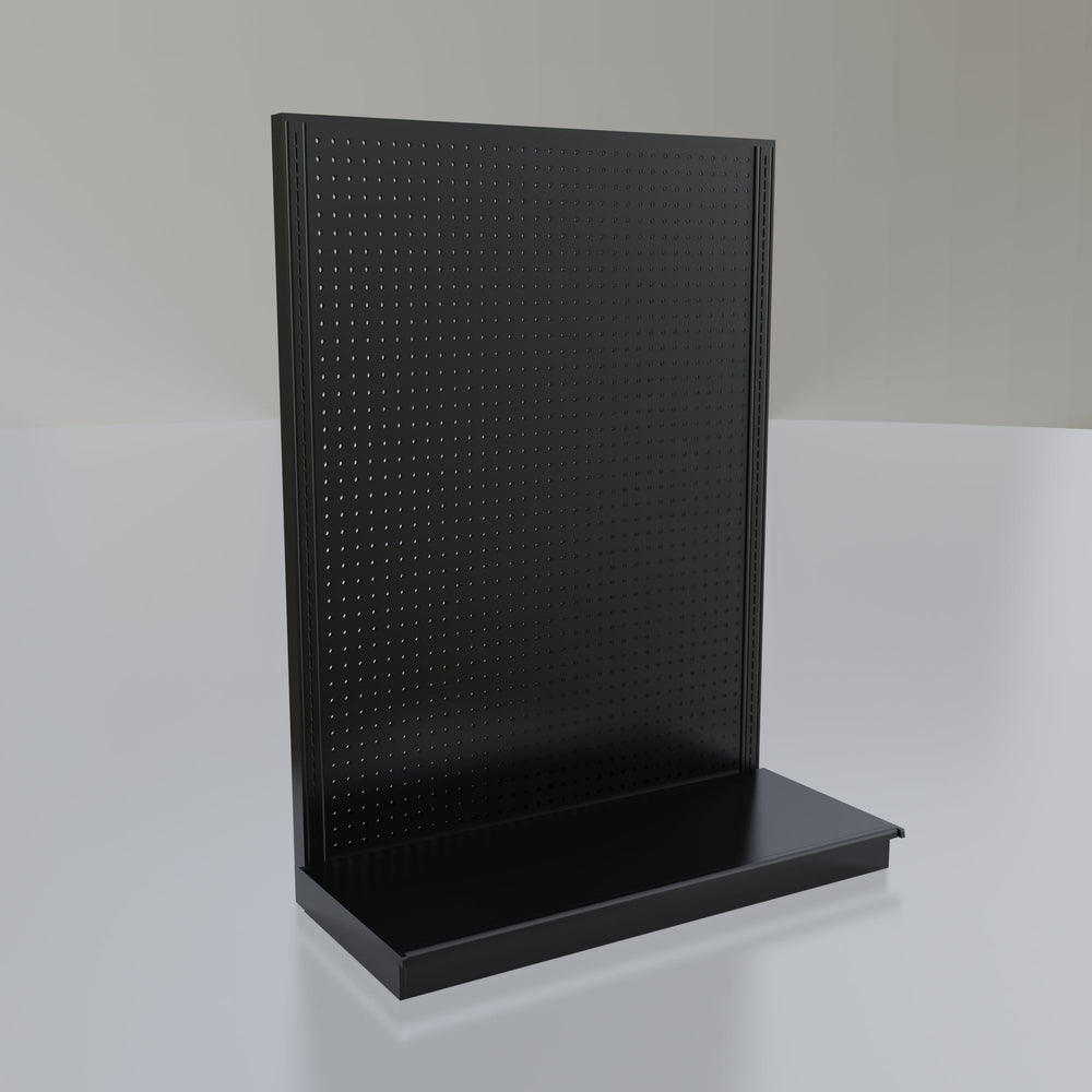 Lozier Gondola Wall Display Starter, Black 48W 60H 22D