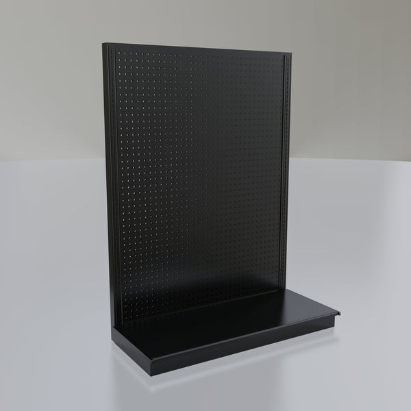 Lozier Gondola Wall Display Starter, Black 48W 60H 22D