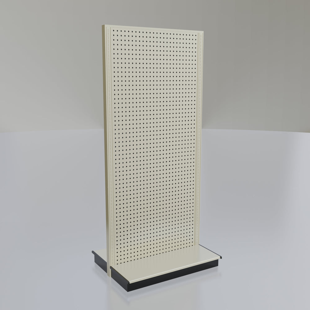 Lozier Gondola Island Display Starter, platinum 36W 84H 13D