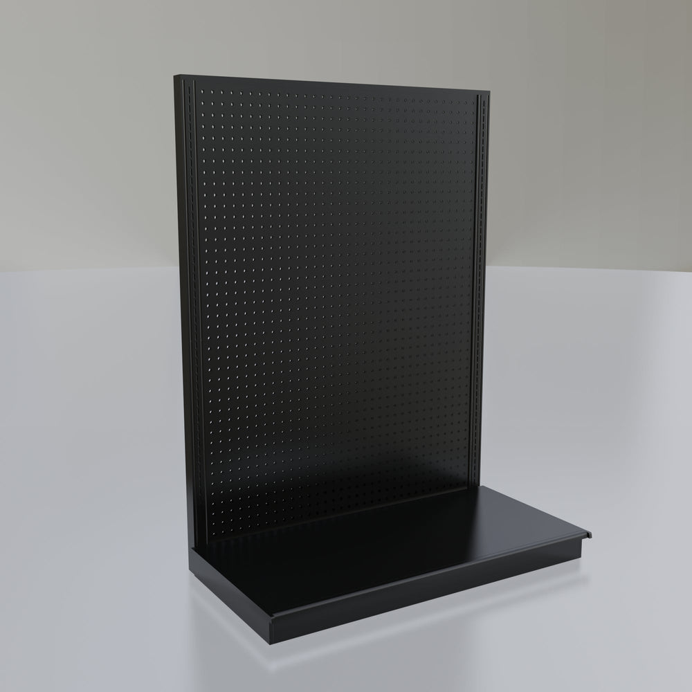 Lozier Gondola Wall Display Starter, Black 48W 60H 25D