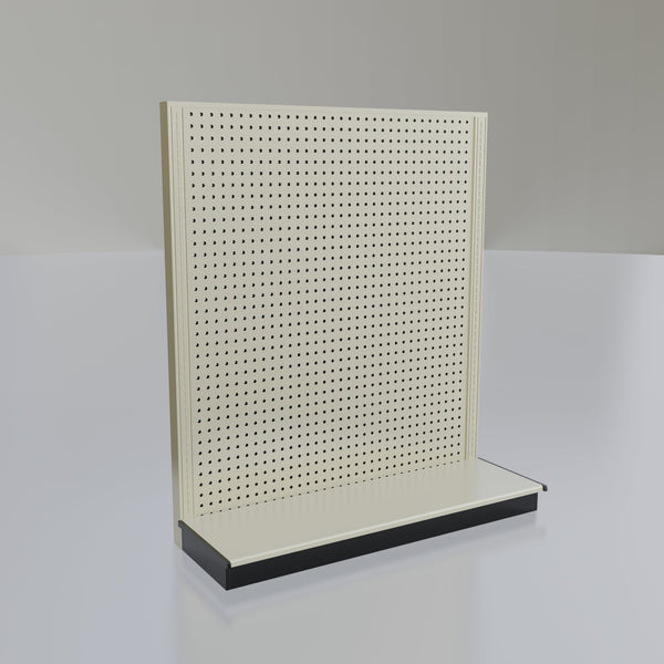 Lozier Shelving Single-Sided Starter Unit, platinum 48W 54H 16D