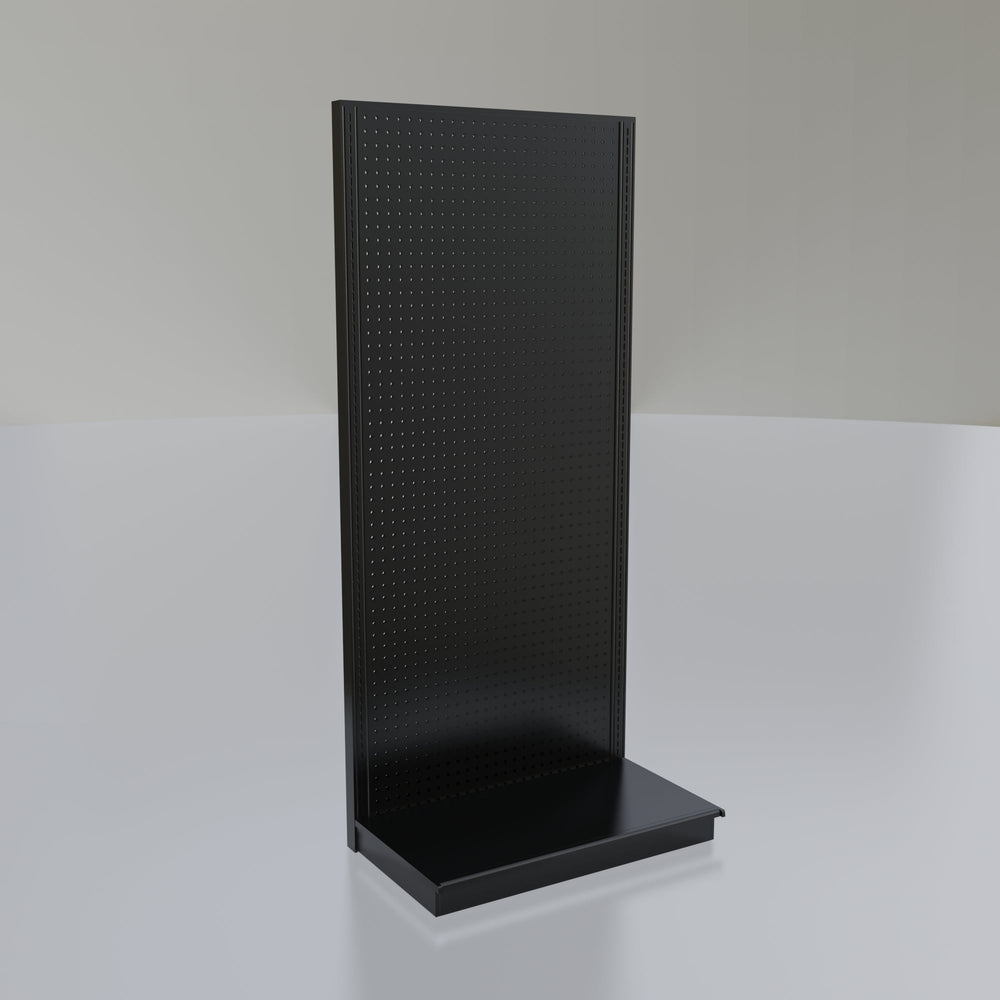 Lozier Gondola Wall Display Starter, Black 36W 84H 22D