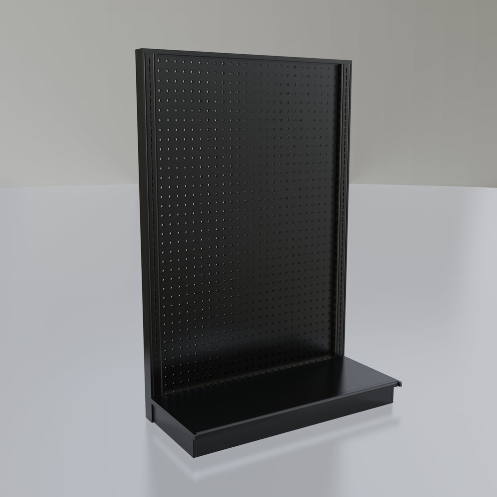 Lozier Gondola Wall Display Starter, Black 36W 54H 16D