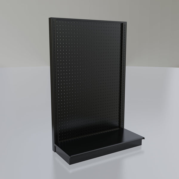 Lozier Gondola Wall Display Starter, Black 36W 54H 16D