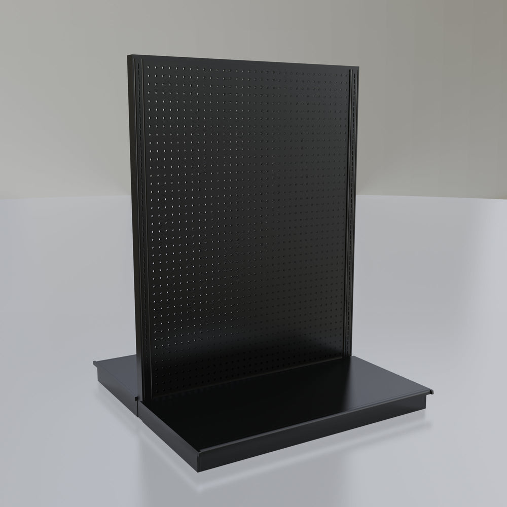 Lozier Gondola Island Display Starter, Black 48W 60H 25D