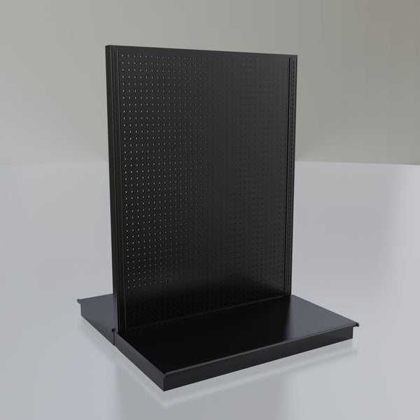 Lozier Gondola Island Display Starter, Black 48W 60H 25D