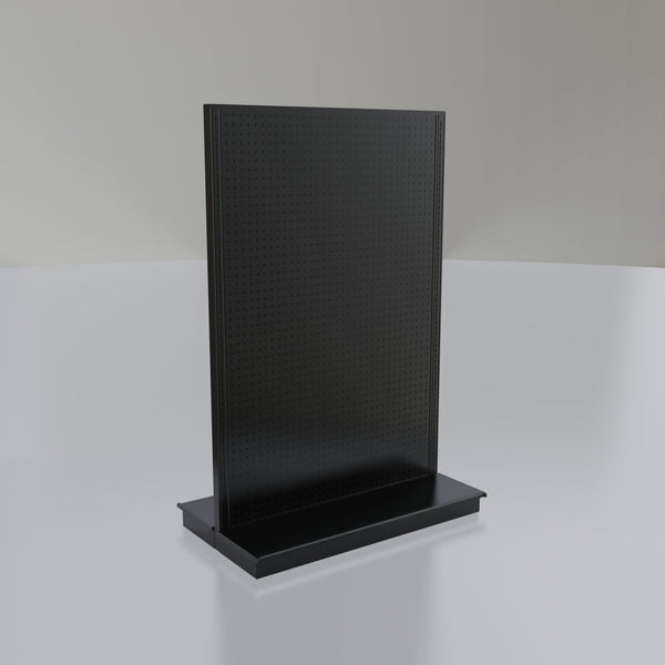 Lozier Gondola Island Display Starter, Black 48W 72H 13D