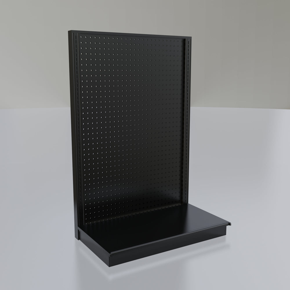 Lozier Gondola Wall Display Starter, Black 36W 54H 22D