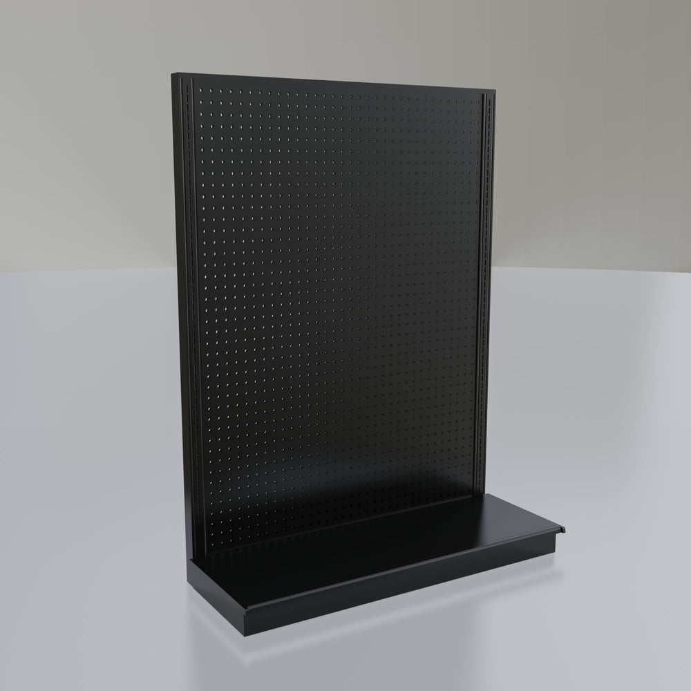 Lozier Gondola Wall Display Starter, Black 48W 60H 19D