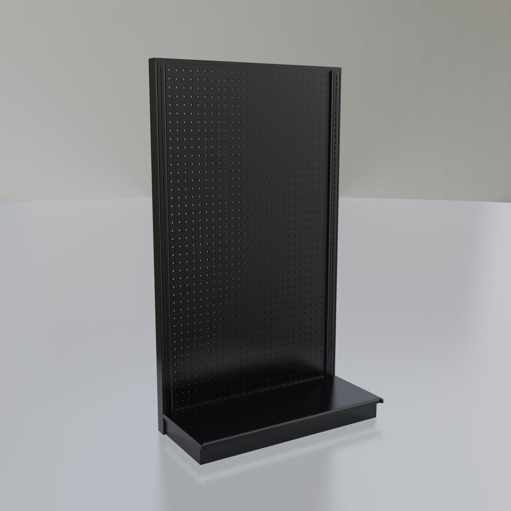 Lozier Gondola Wall Display Starter, Black 36W 60H 16D